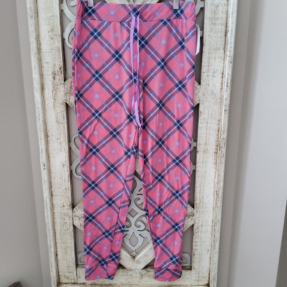 Rampage Coquette Y2K Pajama Pants Confetti Pink Purple Joggers Size Medium